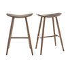 Tabouret de bar noyer