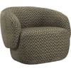 Vert Mousse Chevron Beige