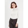 T-shirt col roulé coton femme