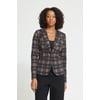 Bleu Marron Dark Blue/Brown Check
