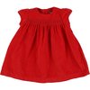 Robe longue velours rouge