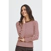 Marron Java/Pink Stripe