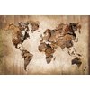 Tableau déco carte du monde