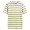 Ecru /Green Striped