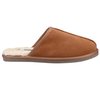 Mens Hush Puppies Coady Slippers In Tan | Soletrader