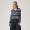 Bleu - Parisienne Stripe Peacoat
