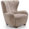 Beige Chiné Chenille Et Gris-Beige
