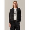 Veste velours noir femme