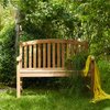 Banc jardin teck massif