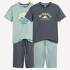 Grey + Blue