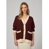 Gilet chocolat femme