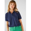 Bleu Marine Pois
