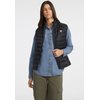 Veste en jean noir sans manche femme
