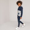 Bleu Marine/Gris Chiné