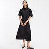 Robe longue noire coton