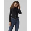 Veste en jean noir femme