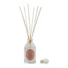 MATHILDE M. Duftdiffusor „Rosa Elixir“, 200 Ml – Raumduft Mit Rattanstäben, Geripptes Glas-Design