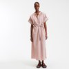 Robe longue col montant