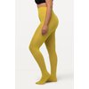Collant jaune moutarde femme