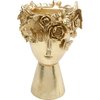 Vase laiton doré