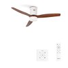 Blanc/Bois Foncé