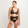 Lingerie femme porte jarretelle