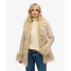 Manteau fausse fourrure femme