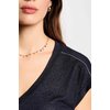 Top paillette femme