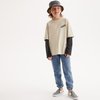 Langarmshirt beige