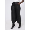 Jean simili cuir noire