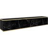 Marbre Black Royal Avec Inserts Dorés