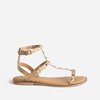 Sandales cloutées marron