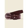 Ceinture marron boucle ronde