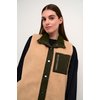 Manteau blazer beige femme