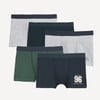 Marine + Vert + Gris