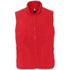 Veste polaire rouge homme
