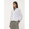 Chemisier voile de coton blanc