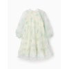 Robe cocktail blanche mi longue