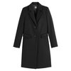 Black wool coat