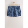 Jacquard Floral Bleu