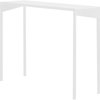 Table console laqué blanc