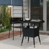 Plateau table extérieur résine