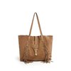 Sac frange marron