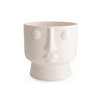 Cache pot noir et blanc