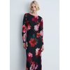 Robe longue col bateau