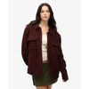 Surchemise marron femme