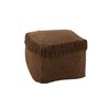 Pouf carré marron