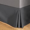 Cache sommier 160x200 gris anthracite