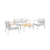 Salon de jardin 4 places aluminium