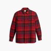 Rood geruite blouse